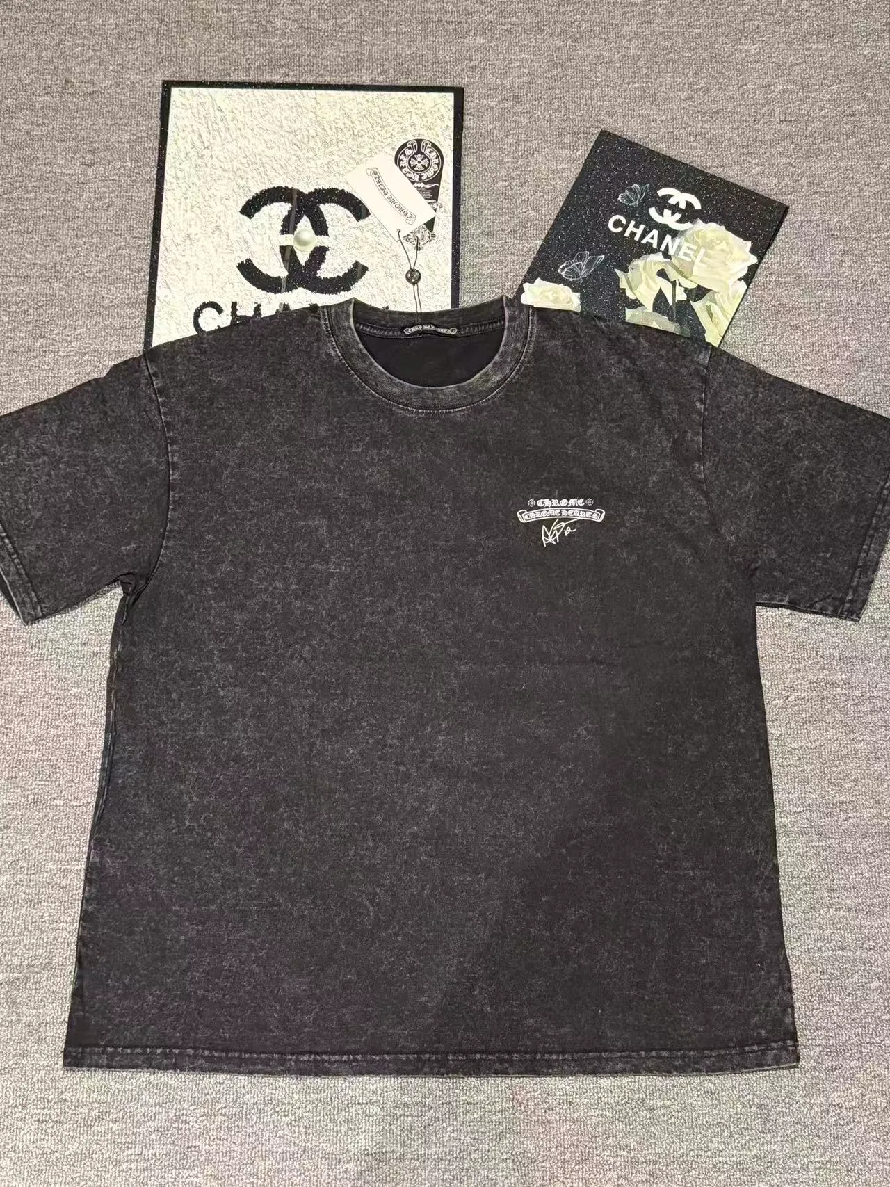 （ ） :SX 003 CH LOGO 1:1 Same Style 32 Breathable 1x 1 oversize 1:1 : Size:S-XL